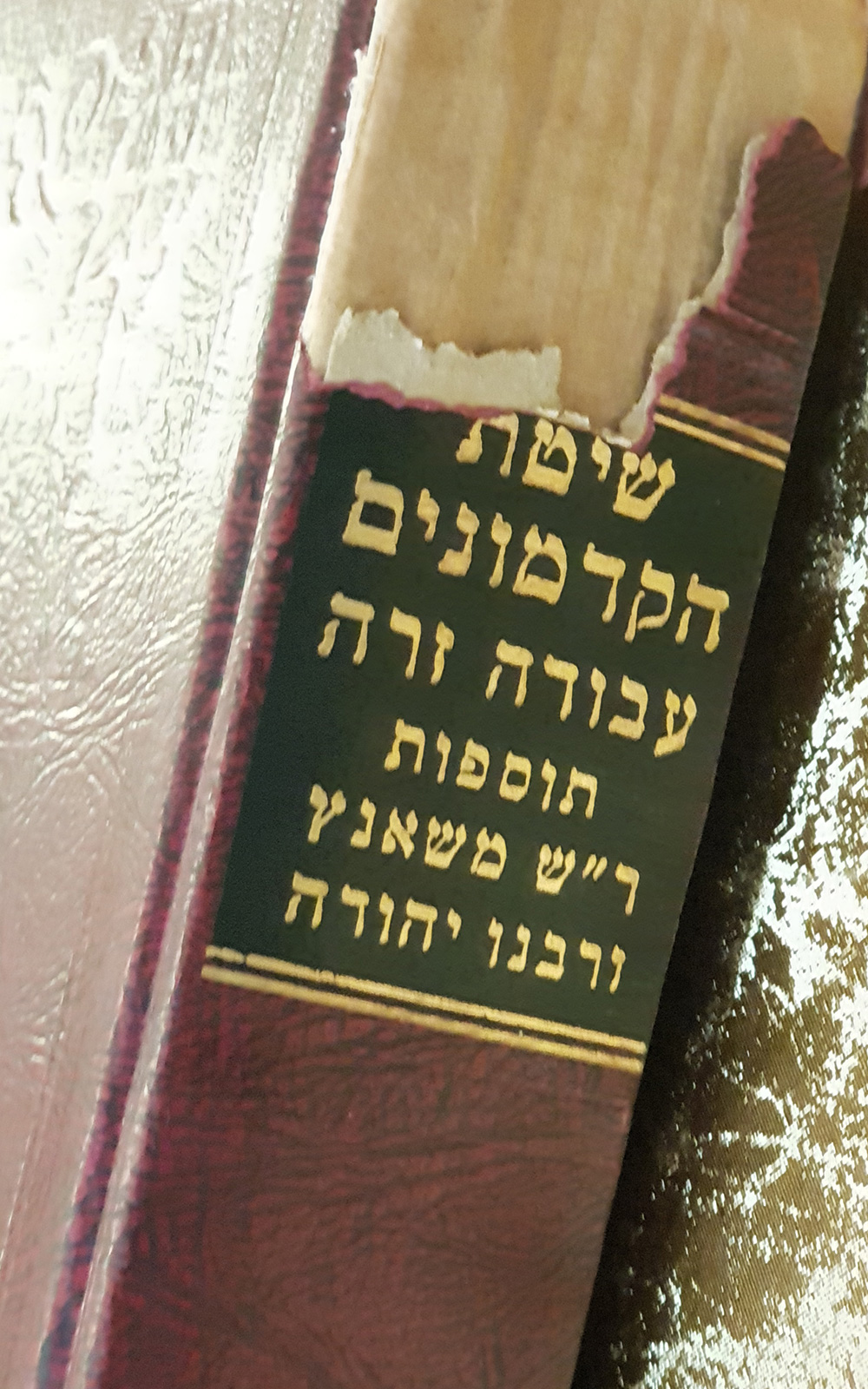 שיטת הקדמונים עבודה זרה - ח"ב - שדרה