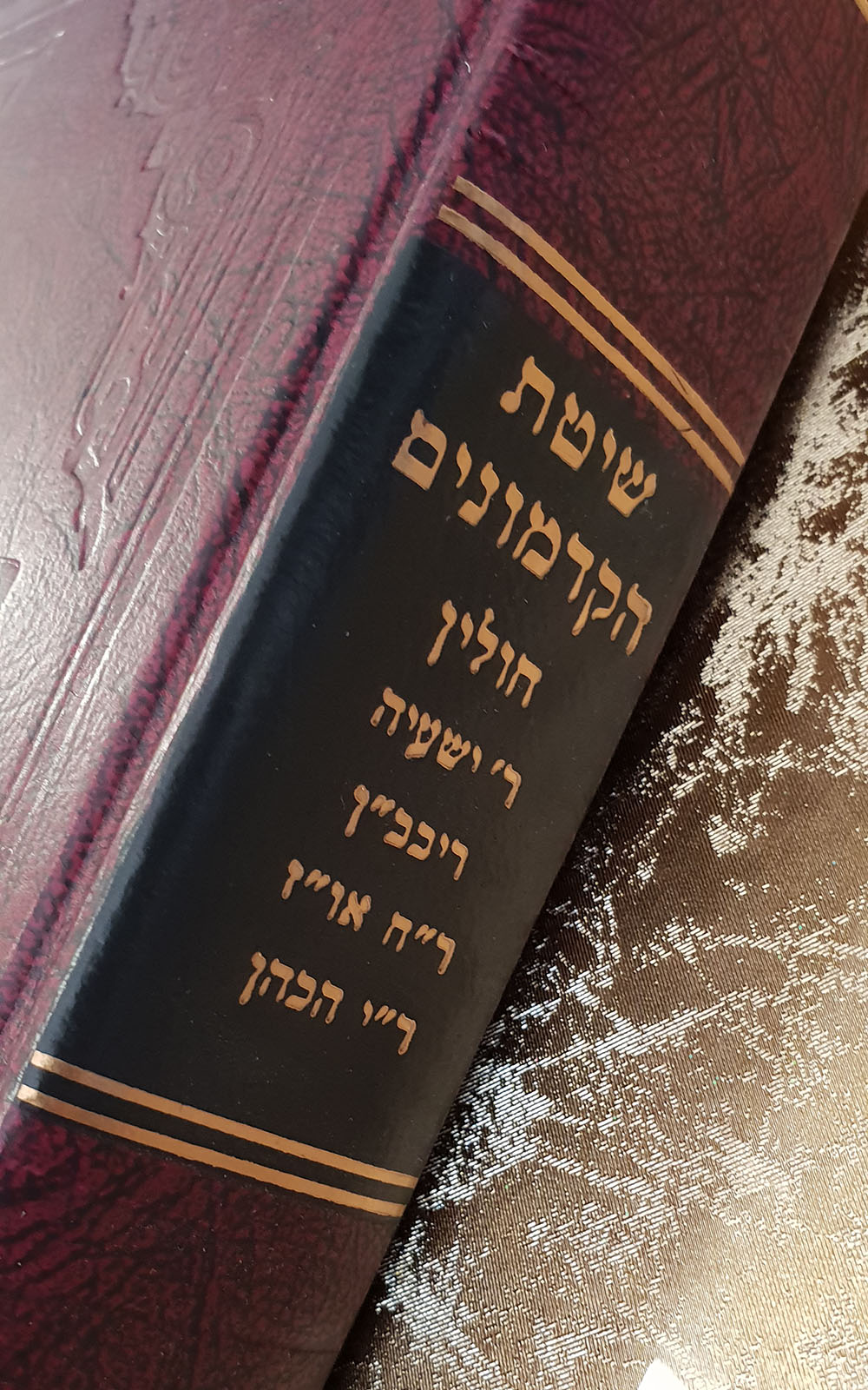 שיטת הקדמונים חולין ח"ב - שדרה