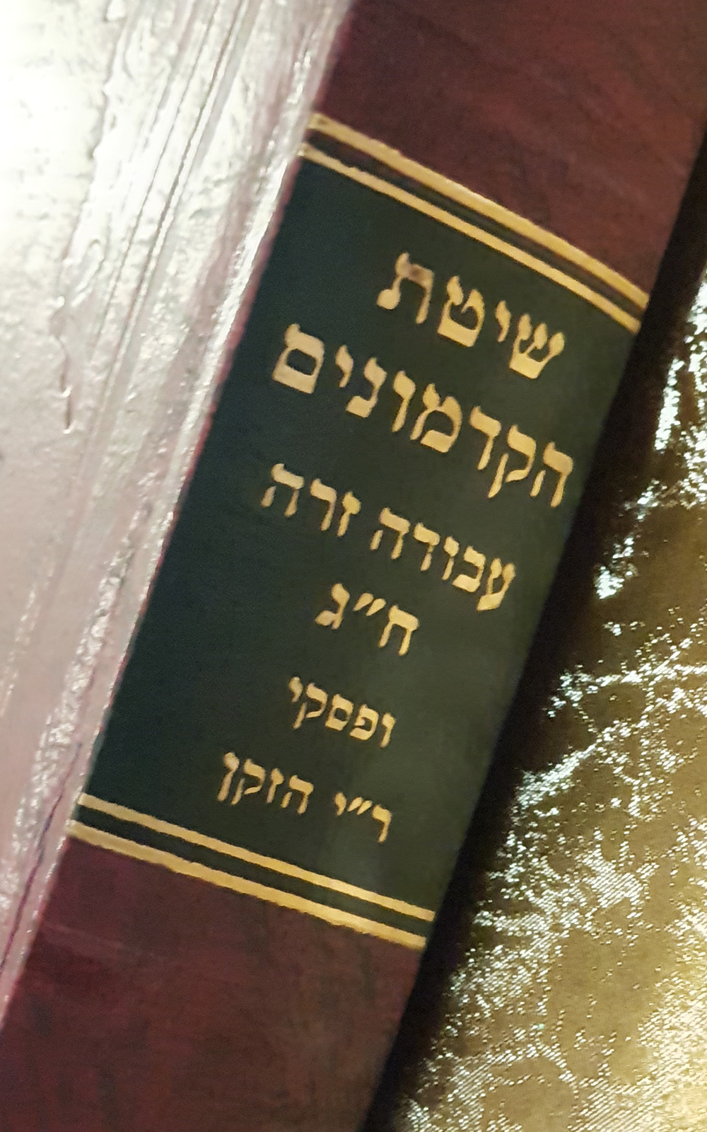 שיטת הקדמונים - עבודה זרה - ח"ג - שדרה